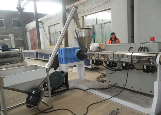 máquina da extrusão do teto WPC da janela da máquina da extrusão do perfil do PVC da largura de 400mm