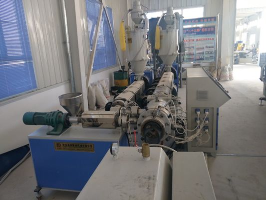 Máquina de fabricação de tubos de gás e tubos de água de PE-HDPE, extrusora de parafuso único com certificado CE