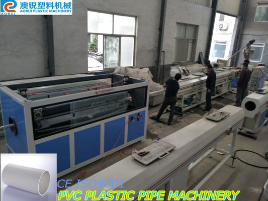 O Pvc conduz a tubulação plástica da máquina da extrusão que faz a linha de produção da extrusão da tubulação da maquinaria/PVC