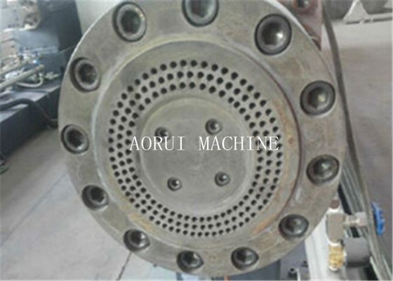 Bom preço. Linha de produção plástica dos grânulo do parafuso do dobro do PVC, máquina quente dos grânulo do corte do PVC on-line
