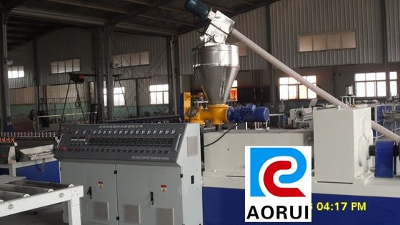 Bom preço. Máquina plástica 150kg/H da extrusão do perfil do parafuso dobro totalmente automático on-line