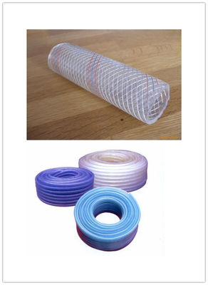 Bom preço. Tubulação macia reforçada fibra do PVC que faz a máquina, máquina plástica da extrusão da tubulação da fibra plástica do PVC on-line
