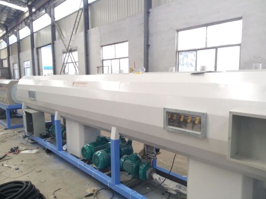 16-630mm PE HDPE LDPE PVC linha de produção de tubos de plástico com 38Cr Moaia parafuso e barril