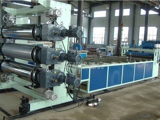 Bom preço. A folha plástica do PVC que faz a máquina, põe a linha de produção dobro da placa do parafuso on-line