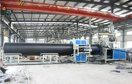 Linha plástica de reforço espiral da extrusão da tubulação do carbono, máquina da tubulação do Pe