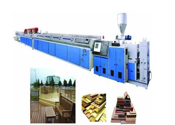 Bom preço. Economia de poder WPC/perfil do PVC equipamento plástico da extrusão para o perfil de madeira on-line