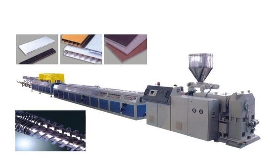 Bom preço. A máquina da extrusão da placa da espuma da crosta do PVC WPC/WPC espumou linha de produção do molde da construção on-line