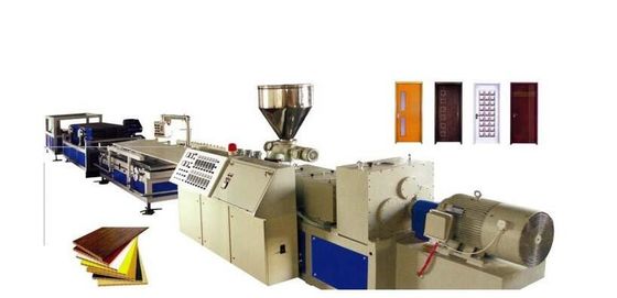 Bom preço. Linha composta plástica de madeira automática da extrusão para a fatura plástica composta de madeira do perfil on-line