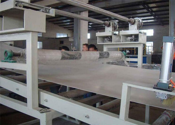 Bom preço. Linha plástica de mármore da extrusão da folha, perfil artificial do painel de parede do PVC que faz a máquina on-line