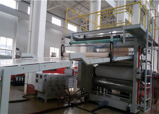 Bom preço. Linha plástica de formação de espuma da extrusão da folha do mármore do PVC Limination, linha de produção da folha do mármore do PVC on-line