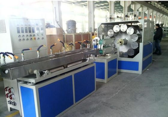 Bom preço. Linha plástica da extrusão da tubulação, linha de produção reforçada fibra da tubulação do PVC, maquinaria da tubulação do PVC on-line