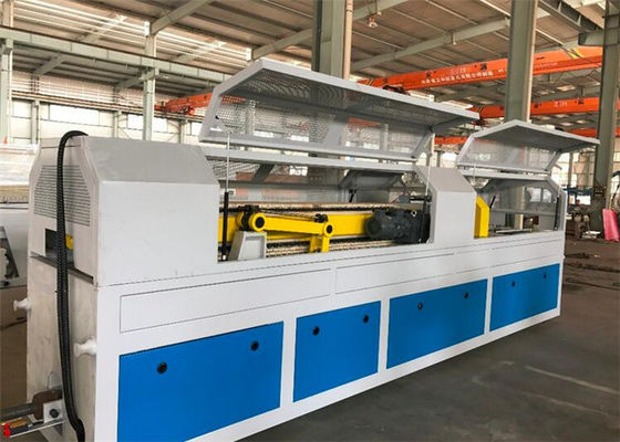 Bom preço. Linha da extrusão do perfil do PVC WPC, linha de produção plástica do perfil totalmente automático on-line