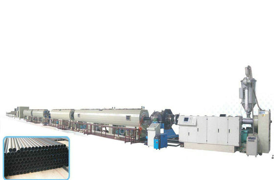 Bom preço. Linha da extrusão da tubulação de dreno do HDPE, única máquina da extrusão do parafuso on-line