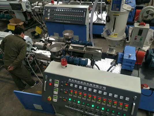 40kg/H linha plástica da extrusão da tubulação do HDPE PPR do diâmetro 40mm