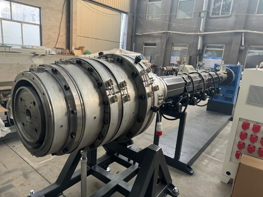 Linha de produção de tubos de HDPE de 16 mm a 630 mm, extrusora de parafuso único