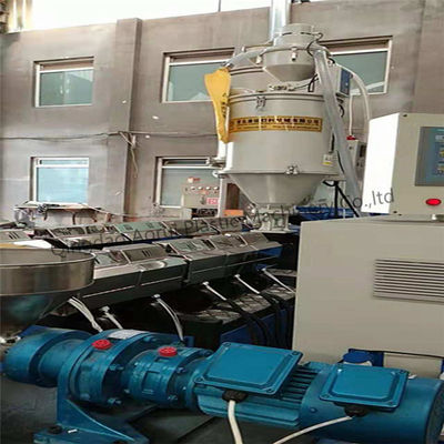 Única tubulação do PE do parafuso que faz a máquina a linha 110mm da extrusão da tubulação do HDPE do gás natural