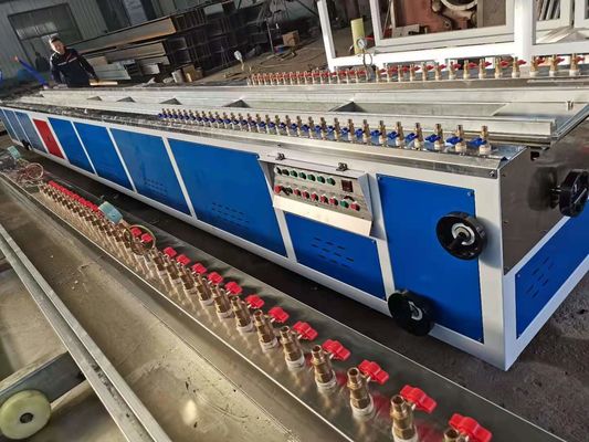 Bom preço. Linha de produção plástica oca/contínua parafuso do perfil do gêmeo para o canapé/sofá on-line