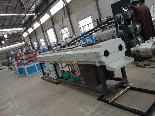Linha plástica a rendimento elevado da extrusão da tubulação do PVC linha de produção da tubulação dobro de 120 Kg/H