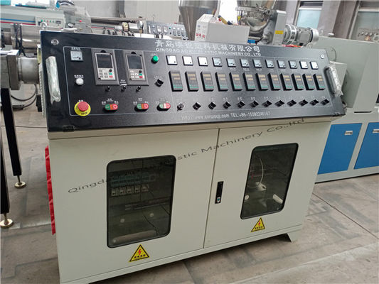 linha tubulação totalmente automático da extrusão da tubulação dobro do PVC de 90mm da saída que faz a máquina