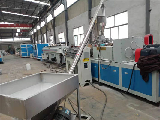 Linha 16mm plástica cônica tubulação da extrusão da tubulação do PVC de água de 200kgs/H que faz a máquina
